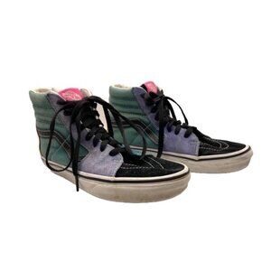 Vans Sk8 Hi Cadium Yellow/Tidepool High Top Skater Sneakers US Sz 7